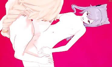 Keqing Takes a Facial Cumshot Before Aether Screws Her Hard