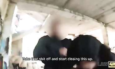 Jennifer Mendes Gets Rough Sex From A Security Officer