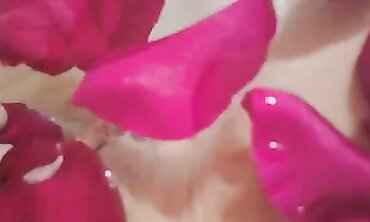 Rose Gets Fingered in a Romantic Bathtub Session