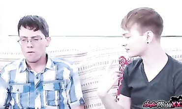 Sofie Marie Threesome With Stepsons