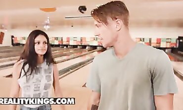 Reality Kings: Busty Ebony Julie Kay Seduces barely legal Man