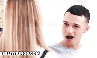 Reality Kings: Towheaded Step-Mom and Babysitter Threesome