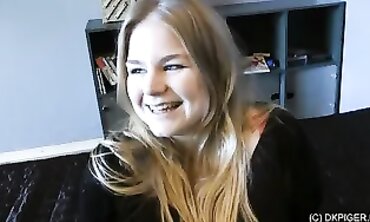 Danish Blonde Karen Takes A Deep Blowjob