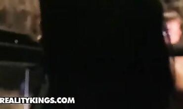 Romi Rain Takes a Rough Public Gangbang