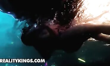 Rose Monroe Takes A Thick Dick By The Pool