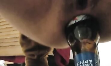 Hairy MILF Takes Deep Anal From POV