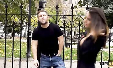 Lana Roy: Voluptuous Brunette's Sensual Rimming Fantasy