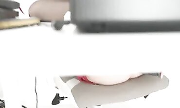 Secretary Don Takes Double Anal Penetration With Dildos