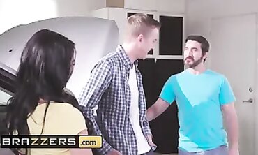Gina Valentina and Lily Jordan Share a Big Dick in a Step Threesome