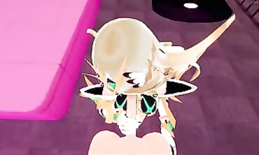 Mythra POV: Big Tits & Ass Creampie in Cowgirl and Doggy Style