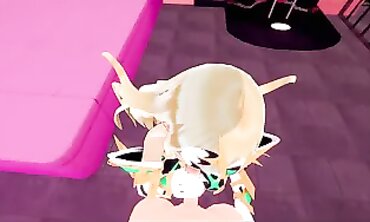 Mythra POV: Big Tits & Ass Creampie in Cowgirl and Doggy Style