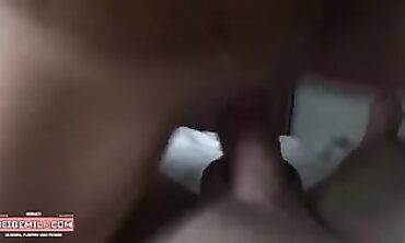 POV Hardcore Blowjob with Brunette Cowgirl