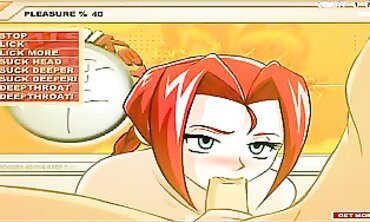 Lara Lustful: Anime Key Labia Throat Job