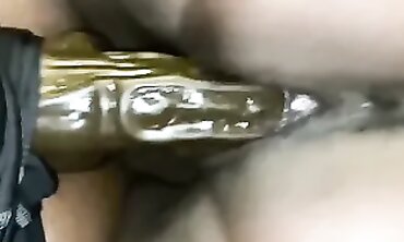 Ebony Amateur POV: Rough Double Penetration With Strap-On