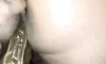 Ebony Amateur POV: Rough Double Penetration With Strap-On