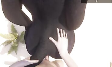POV: Unshaved Panther's Naughty Anal Adventure