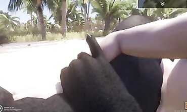 POV: Unshaved Panther's Naughty Anal Adventure