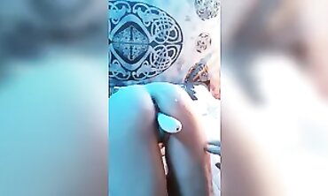 Miss Mouse Gets Rough Bondage Play With Straps, Cuffs and Dildo
