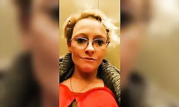 Joy Enjoys Public Outdoor Sex in a Restroom