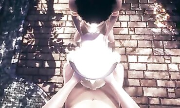POV: Azamai Gargles Two Cocks in a Threesome