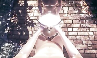 POV: Azamai Gargles Two Cocks in a Threesome