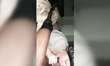 POV: Amateur MILF with Huge Ass Gags on BBC