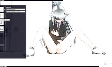 3D Hentai: Adorable Tiny Stepsister Solo Masturbation