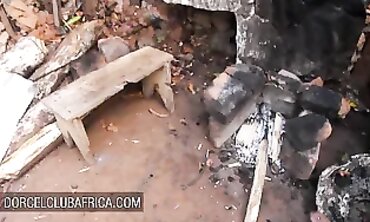 Ebony Brunette Gets Hardcore Action with a Stranger