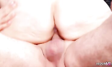 German MILF Couple Seduces Maid in FFM Threesome
