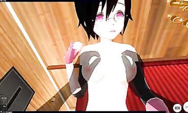 POV Anime Cosplay: Nana Kozuki Rough Sex and Ahegao Finish