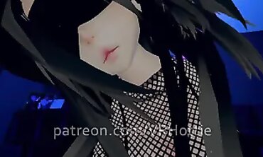 VRHottie POV Lap Dance & Railing in Fishnets
