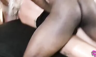 GrannyLovesBlack: Two Dolls Take on a Guest Room Load of Beefsticks