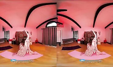 Maya Woulfe Squirts During Yoga Practice