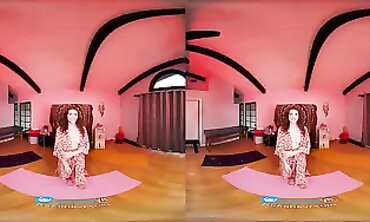 Maya Woulfe Squirts During Yoga Practice