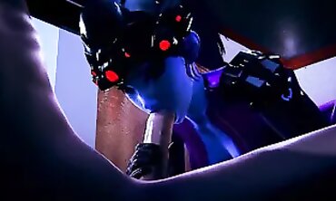 Widowmaker POV Anal Creampie in 3D Overwatch Animation