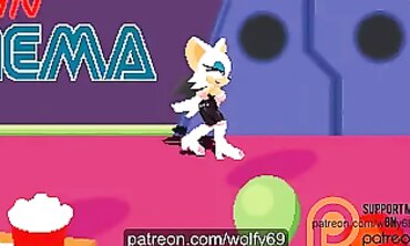 Rouge and Sonic Enjoy Rough Sex in Project X