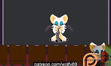 Rouge and Sonic Enjoy Rough Sex in Project X