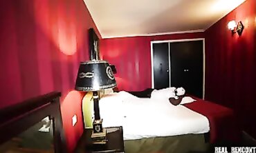 Colombian Maid Gets Rough Interracial Threesome With Two African Strangers