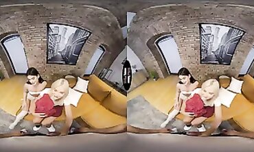 Lika and Stefany in a Silly Bimbo Showdown