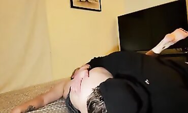 Blonde MILF Mom Gulps Shaft and Gets Her Ass Eaten