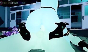 VSF Studios: VRChat Ghost Hentai Hardcore Blowjob & Creampie