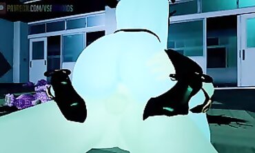 VSF Studios: VRChat Ghost Hentai Hardcore Blowjob & Creampie