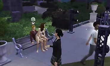 Disco Bench Trio: Wild Group Sex Game