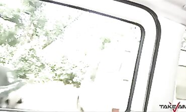 Exotic Beauty Beauty Gets a Hardcore Car Fuck-a-Thon