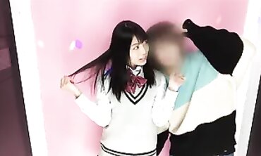 POV: 19-Year-Old Chinese College Girl's First Time in School Uniform