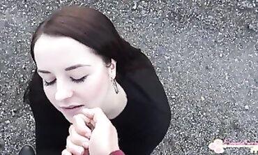 Alex Takes It Hardcore Outdoors