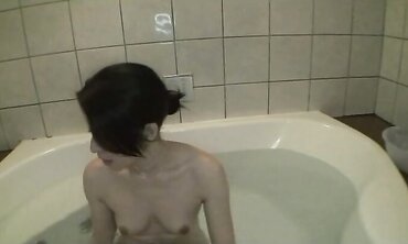 J-Grannie Nobuko Tachikawa Showcases Off Pinkish Muff Inbetween Unshaved Internal Ejaculation Lips two