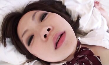 Chinese Ultra-Cutie Riko Masaki Likes to Get Screwed in Her College Girl Apparel