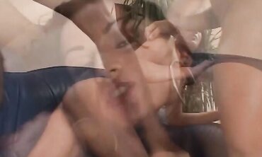 Sunny Jay Having Her Fuckholes Crammed And Face Strewn In This Ultra-Kinky Three-Way
