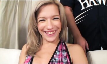 Super Hot Light-Haired Takes On 2 J-Dudes For A Dual Internal Ejaculation